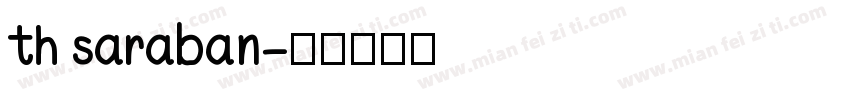 th saraban字体转换